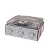 Jensen 3-Speed Stereo Turntable with AM/FM Stereo Radio (Silver)
