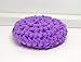 Handmade Medium Purple Reusable Nylon Dish Scrubbies Set of 2