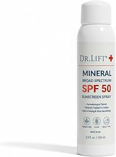 Spray de protección solar mineral SPF 50, pro...