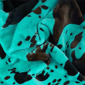 Image of Fleece Throw Blanket for Bed, Teal Blue Soft Fuzzy Blankets for Adults Kids, Turquoise Graduation Decorations for Bedroom Living Room Home, Birthday Gifts for Girls Boys Her Him, 50x60 Inches