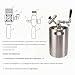 Imagen de Barril de Cerveza de Acero Inoxidable 5L Barril de vino Presión de con Grifo Ajustable y Manómetro de 150PSI con Dispensador Automático Cerveza para Elaboración Casera para Caja Plana de Segundo Nivel