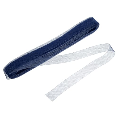 QUARKZMAN Polyester-Rosshaargeflecht Marineblau 25 Yards