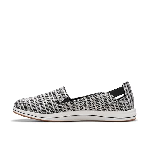Clarks Clarks CloudSteppers Women's Breeze Step II Loafer, Black Fabric, 10 M US