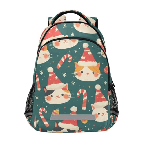 Sac pour voyage ados chat de Noël ergonomique et spacieux