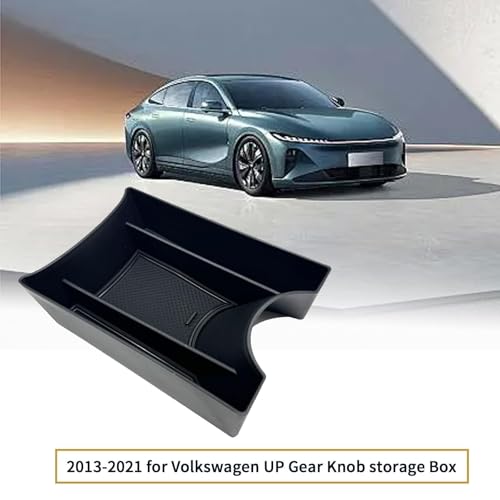 Xiciki Kompatibel mit V-W UP GTI/Sea-t MII/Skod-a Citigo 2013-2023 Mittelkonsole Organizer Aufbewahrungsbox, Multifunktionaler Aufbewahrungsbox Kompatibel mit V-W UP Zubehör