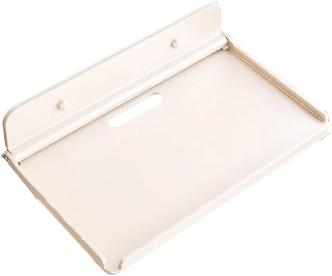 Folding Kitchen Food Preparation Rack, No-drill Kitchen Storage Rack, Suitable for Food Preparation.(White,25cm)