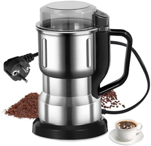 Moulin à Café Électrique, NIUAWASA 200W Mélangeur de Meulage de C...