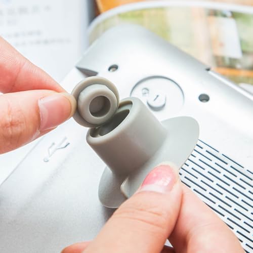 TEHAUX 8 piezas soportes antideslizantes de silicona para portátil miniatura 6