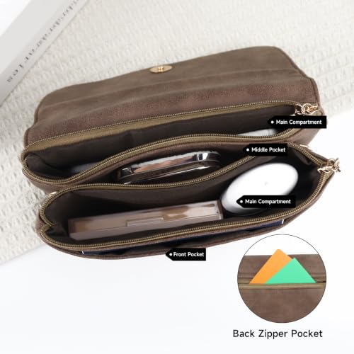 Image of Crossbody Purse, PU Leather Women's Crossbody Handbags Small Crossbody Bags for Women and Girls, Crossbody Handbag