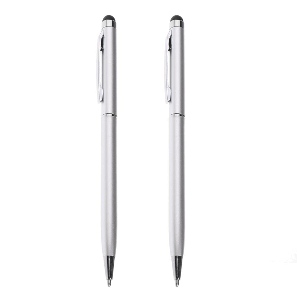 ATORSE 2 Pieces Capacitive Pen Touch Screen Stylus Pencil for Phone Tablet Silver-image-48