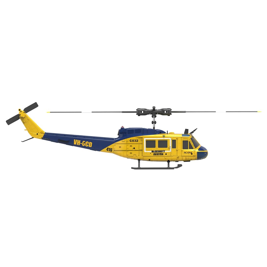 RC ERA C032 UH-1 Huey RC Hubschrauber, 6-Kanal Ferngesteuert Hubschrauber 1/48 Scale Heli, 3D Stuntflug & Hochpräzisions RC Flugzeug für Erwachsene Anfänger