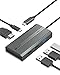 Produktbild 5 in 1 USB C Hub HDMI 4K USB C Adapter, Aluminiumgehäuse USB-C Dongle, 4K HDMI Ausgang, USB3.0 Anschluss, PD 60W Ladegerät, kompatibel für MacBook, Steam Deck und den meisten Typ-C Geräten
