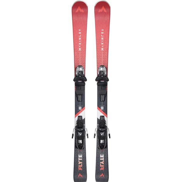McKinley Dzieci Flyte Ps Zestaw narciarski Wb+System wiązania, Red Peel/Bluesteel, 110
