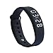 OKSPORT Smart Bracelet Watch Fitness Sports Activity Tracker Pedometers Waterproof Long Standby Display Steps Distance Calories Burned Temperature Timer Health Sleep Monitor (Black)