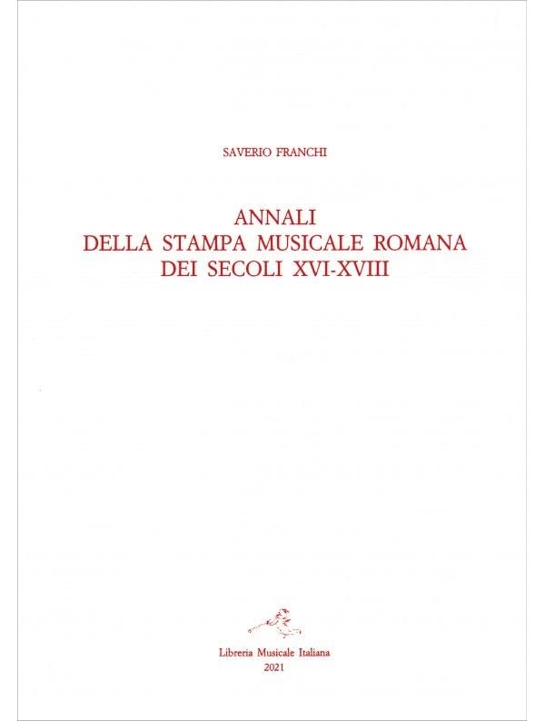 Annali della stampa musicale romana identifier partitions baroques romaines