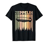 Retro Vintage Zeppelin Blimp Dirigible Airship Tee