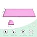 Jacooxi Cat Litter Mat, Silicone Large Cat Mat for Litter Box - 34x22 in, Waterproof & Non-Slip, Durable & Easy Clean, Pink