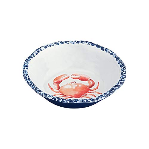 Gourmet Art 12-Piece Crab Melamine Dinnerware Set - Thumbnail 4