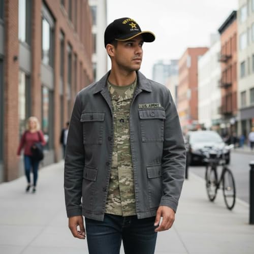 Image of US Army Veteran Hat for Men - Officially Licensed Military Baseball Cap, for Veterans