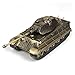 DZYWL Modèle Moulage sous Pression en Militaire 1:32 pour Le Modèle De Réservoir en Alliage Allemand King Tiger Tank Adult Collection Ornement Fan De L'armée (Couleur : A)