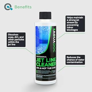 MAV AquaDoc Spa Jet Cleaner - Jet Line Cleaner for Hot Tubs & Jetted Tubs - Fast Acting Spa Flush (1 Pint)