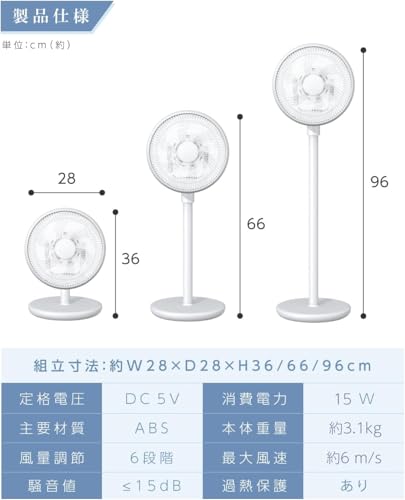 hidemasa 扇風機 xr-pf970 の商品画像 6