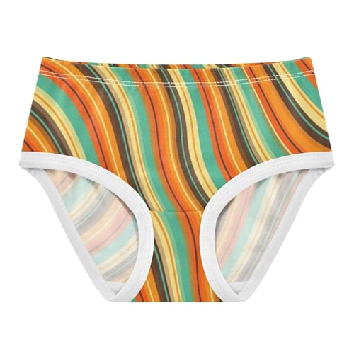 Girls' Underpants Kids Cotton Underwear Panties Briefs For Girl Age 2-8 Years Swirl Geometry Pattern