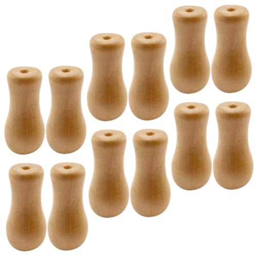 Yardenfun 12pezzi Supporto per Cordino per Tende da Finestra Avvolgicavo per Tende Accessori per in Legno per Cordino di Ricambio per