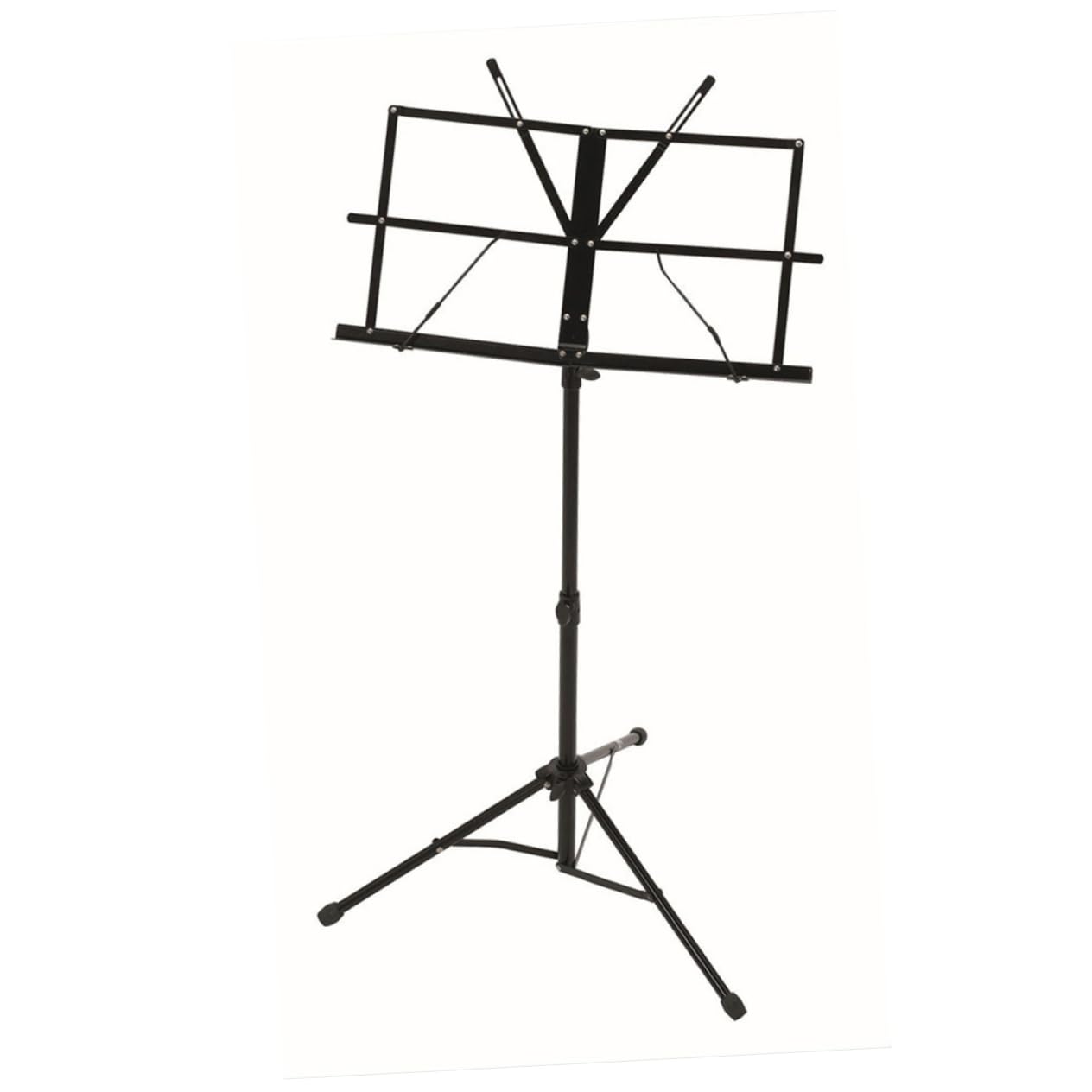 Support de Partitions Réglable avec Sac de Transport Pupitre Noir et Compact pour Instruments pour Toutes les Surfaces et Facile à