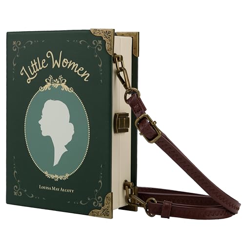 CITIANBEITI Vegan Leather Book Purse, Book Shaped Crossbody Bags for