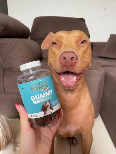 Cachorro Forte Gummy Suplemento Pelo e Derme Coceira Imunidade Mastigável