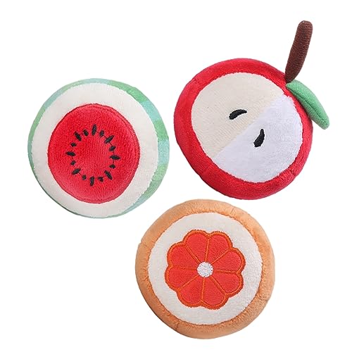 Lurrose 3個 ペットのおもちゃ 犬の歯磨き粉 ぬいぐるみ子犬犬ぬいぐるみ 歯ブラシ plush plush 犬の ペット自遊式おもちゃ
