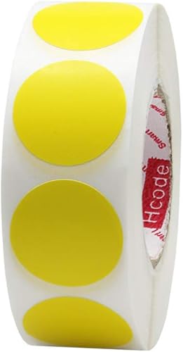 Hcode Etiquetas de codificación de color de 1 pulgada, calcomanías de codificación de color, calcomanías de garaje en blanco, etiquetas de papel Hcode Etiquetas de codificación de color de 1 pulgada, calcomanías de codificación de color, calcomanías de garaje en blanco, etiquetas de papel
