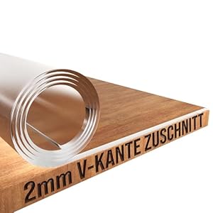 PRINT.GG 2mm Transparente Tischfolie nach Maß