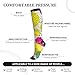 HDBEYXS Fashion 80s Or 90s Mem-Phis Compression Socks For Women & Men Support For Travel, Nurses, Pregnancy, Fitness, Sports And Everyday Wear
