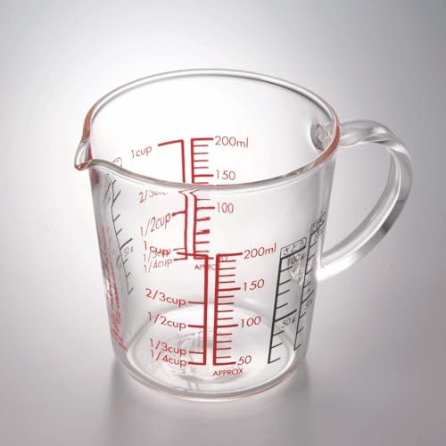 Vaso medidor de vidrio resistente al calor 200 ml miniatura 3