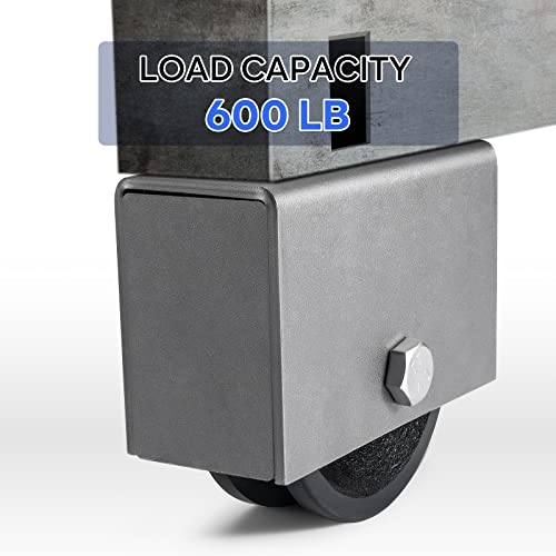 Ninoso 4"X 1.5" Cast Iron V Groove Wheel, Capacity Up To 600 Lb, Roller Bearing Residential Rolling Gates With Cover Box（1 Wheel With Box) #TOP3