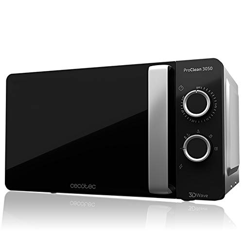 Cecotec Microondas de 20 Litros ProClean 3050. 700 W de Potencia, Revestimiento...
