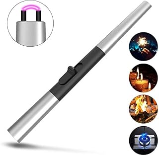Candle Lighter, Ommani USB Rechargeable Lighter Electric Arc Lighter Long Flameless Windproof