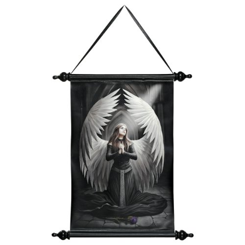 Design Toscano Prayer for The Fallen Canvas Wall Scroll