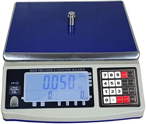 Electronic Weighing High-Precision Electronic Counting Multifunction Industrial Weighing Platform for Home Food Jewelry Scales (Color : A, Size : 15kg/0.5g)
