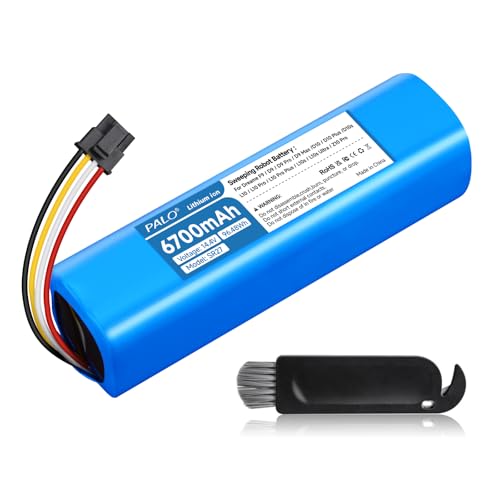 14.4V/6700mAh Lithium Batterie pour Xiaomi Mi Robot Mijia Roborock S5, S6, S7,S50,S55, Dreame L10s...