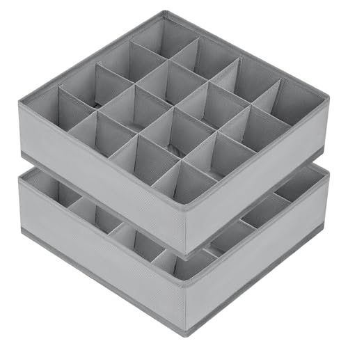DIMJ Sock Organizer Drawer Organizer -Underwear Organizer Divider for Storing Socks 24 Cell + 16 Cell