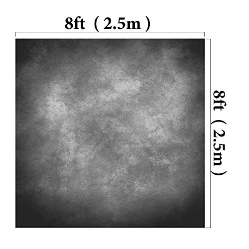 Kate Backdrops 2.5x2.5m Classic Dark Grey Texture Backdrops Retro Abstract Grey Gradient Photography Backgrounds Microfiber Studio Portrait Props for Photographyer - Image 4