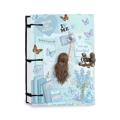 Image of Dream Do Respect Diary Notebook 7x5 Inch 160 Pages Unruled Journal for Notes