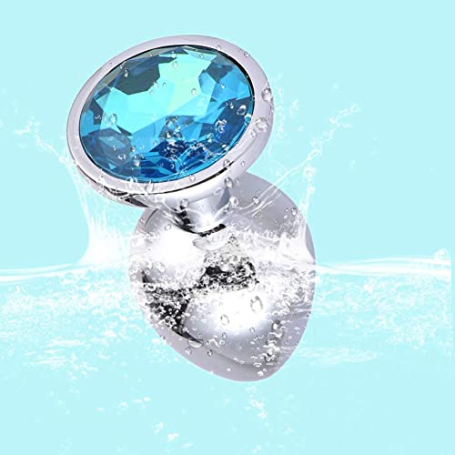 Ninonly アナルプラグ アナル拡張 アナルグッズ 円形 3点セット ステンレス製 滑らか 男女兼用 3つ収納袋付き(浅いブルー) - 画像5