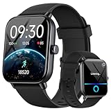 Smart Watches for Men Women iPhone & Android, Alexa Bulit-in, 1.8' Touch Screen Smart Watch with Answer/Make Calls, Fitness Tracker with Heart Rate/Sleep/SpO2 Monitor, IP68 Waterproof,120+ Sport Modes