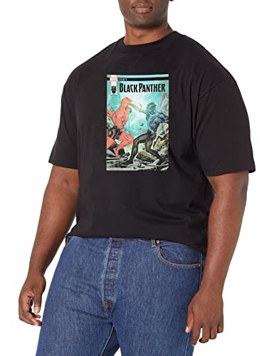 T-shirt Marvel Black Panther Legacy pour homme en coton noir