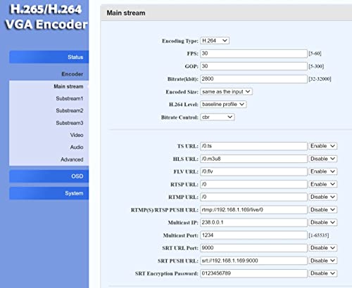 Iseevy H.265 H.264 Vga Video Encoder 1080P Vga To Ip Streamer For Iptv Live Stream Broadcast Support Rtmp Rtmps Srt Rtsp Udp Http Flv Hls Ts Protocols And Live Platforms #TOP7