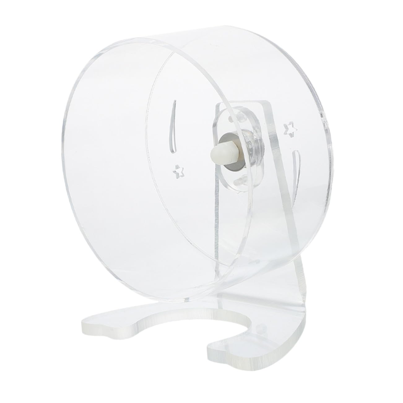 COLLBATH Ratica De Ratones Silent Wheel Ruedas De Ejercicio para Hámster Silencioso De Hámster Rueda De Ratones Acrílico Transparente